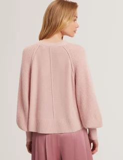 New Lobster Limited Oberteile & Blusen|Pullover & Strickjacken<Strickpullover aus Merinowolle mit Ballonärmeln