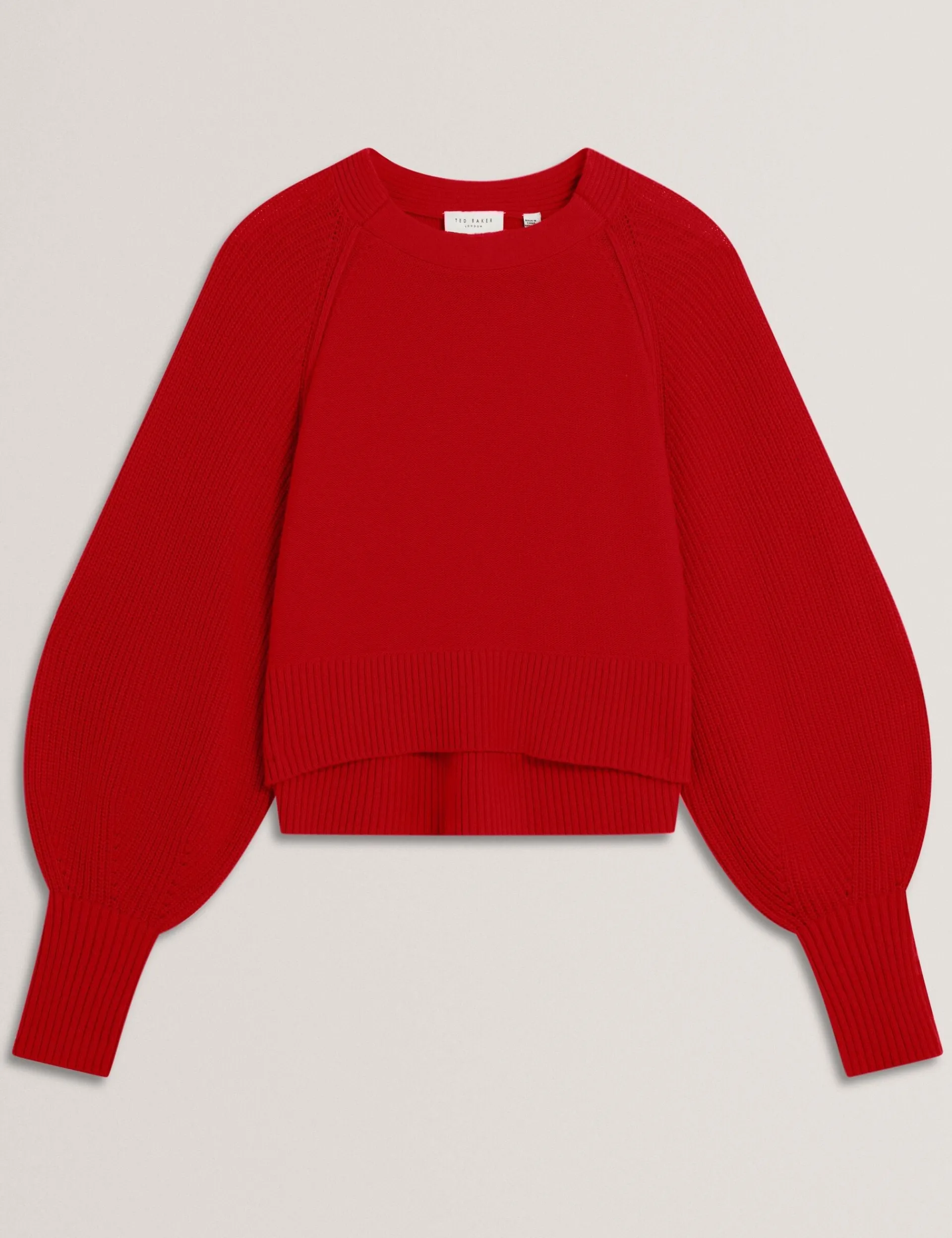 New Lobster Limited Oberteile & Blusen|Pullover & Strickjacken<Strickpullover aus Merinowolle mit Ballonärmeln