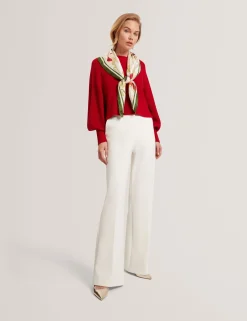 New Lobster Limited Oberteile & Blusen|Pullover & Strickjacken<Strickpullover aus Merinowolle mit Ballonärmeln