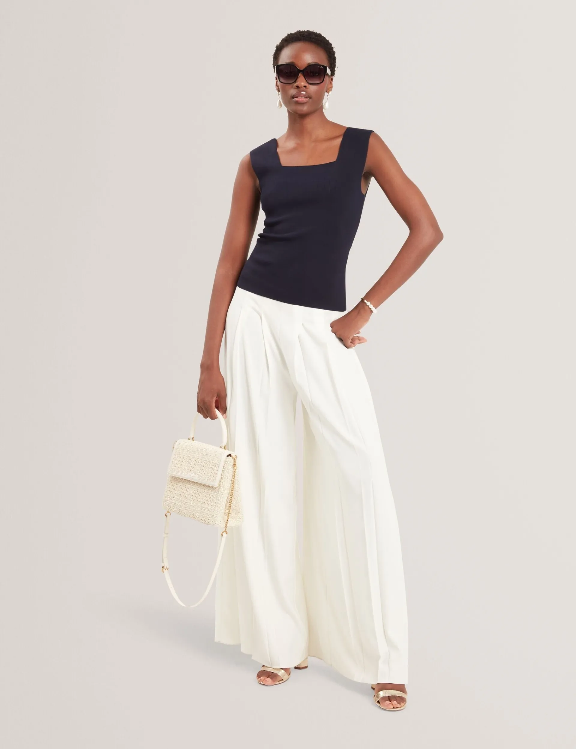 New Lobster Limited Oberteile & Blusen<Strickweste mit eckigem Ausschnitt