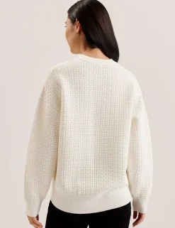 New Lobster Limited Oberteile & Blusen|Pullover & Strickjacken<Strukturierter T-Jacquard-Strickpullover
