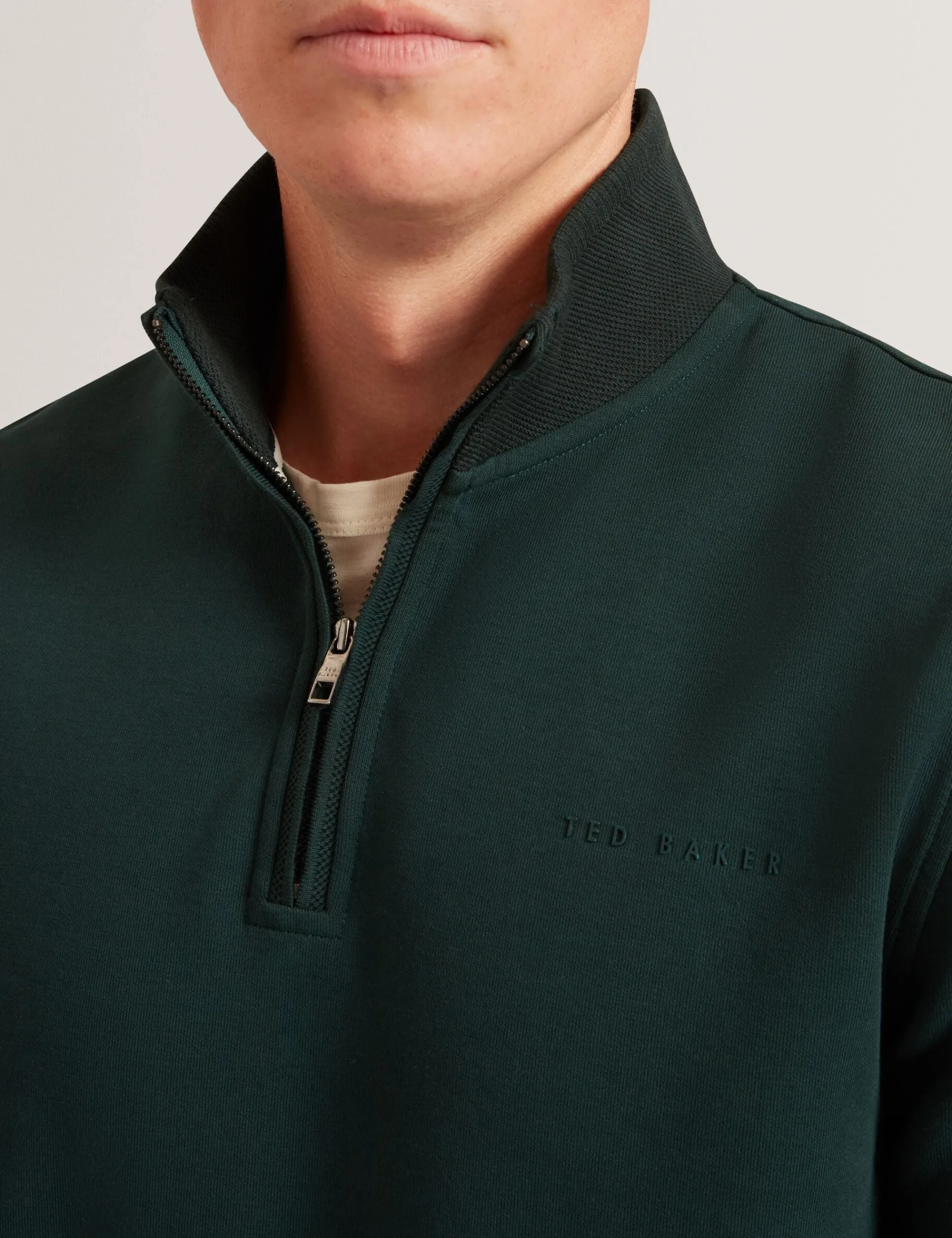 New Lobster Limited Sweatshirts & Kapuzenpullover|Pullover & Strickwaren<Sweatshirt aus Stretch-Baumwolle mit Reißverschlusskragen