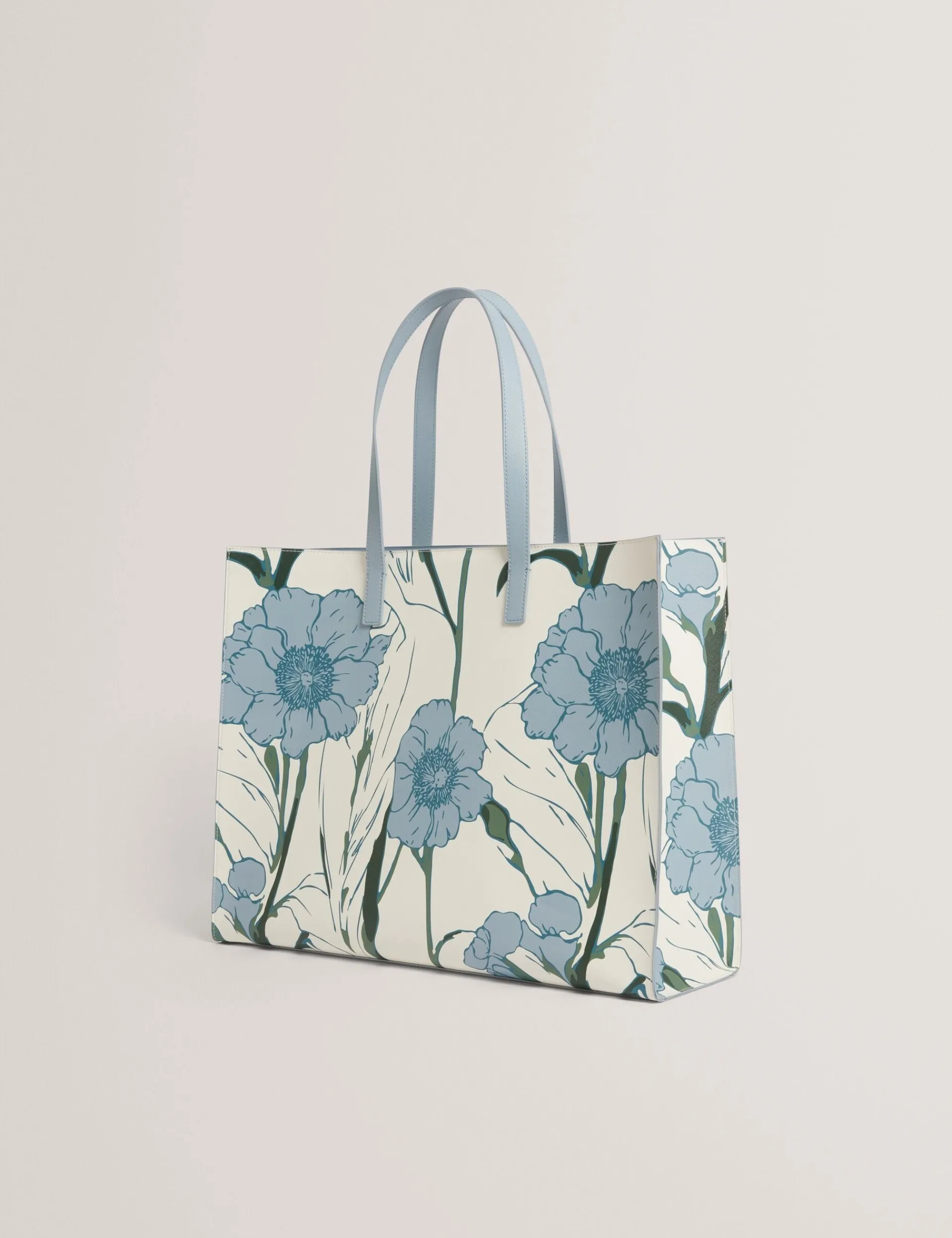 New Lobster Limited Tragetaschen|Neue Frühlingsblumen<Tasche mit Blumenmuster (breite Ausführung)