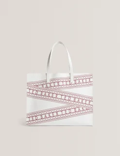New Lobster Limited Tragetaschen|Icon & Signature Taschen<Tasche mit breitem Gurtband-Print und Icon-Motiv