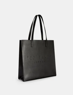 New Lobster Limited Tragetaschen|Icon & Signature Taschen<Tragetasche mit ikonischem Muster aus Kunstleder mit Kreuzschraffur