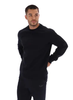 Licensee Batra Group Sportbekleidung<Trainings-Sweatshirt mit geprägtem Logo und Rundhalsausschnitt