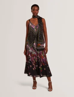 New Lobster Limited Oberteile & Blusen|Der Weihnachtsladen<Trägertop mit Schalprint und asymmetrischem Saum