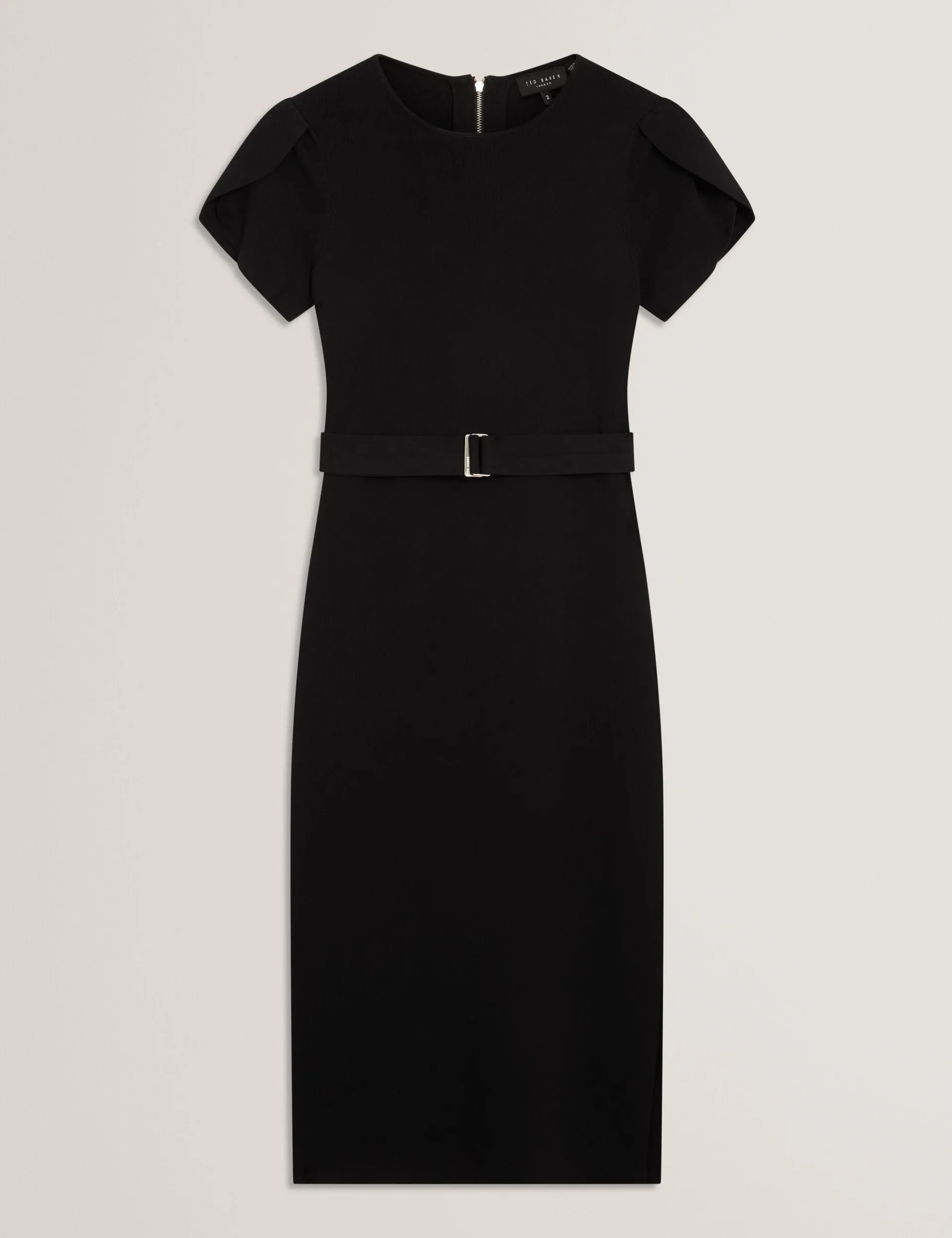 New Lobster Limited Kleider|Arbeitskleidung<Tulpenärmel-Midikleid mit Gürtel