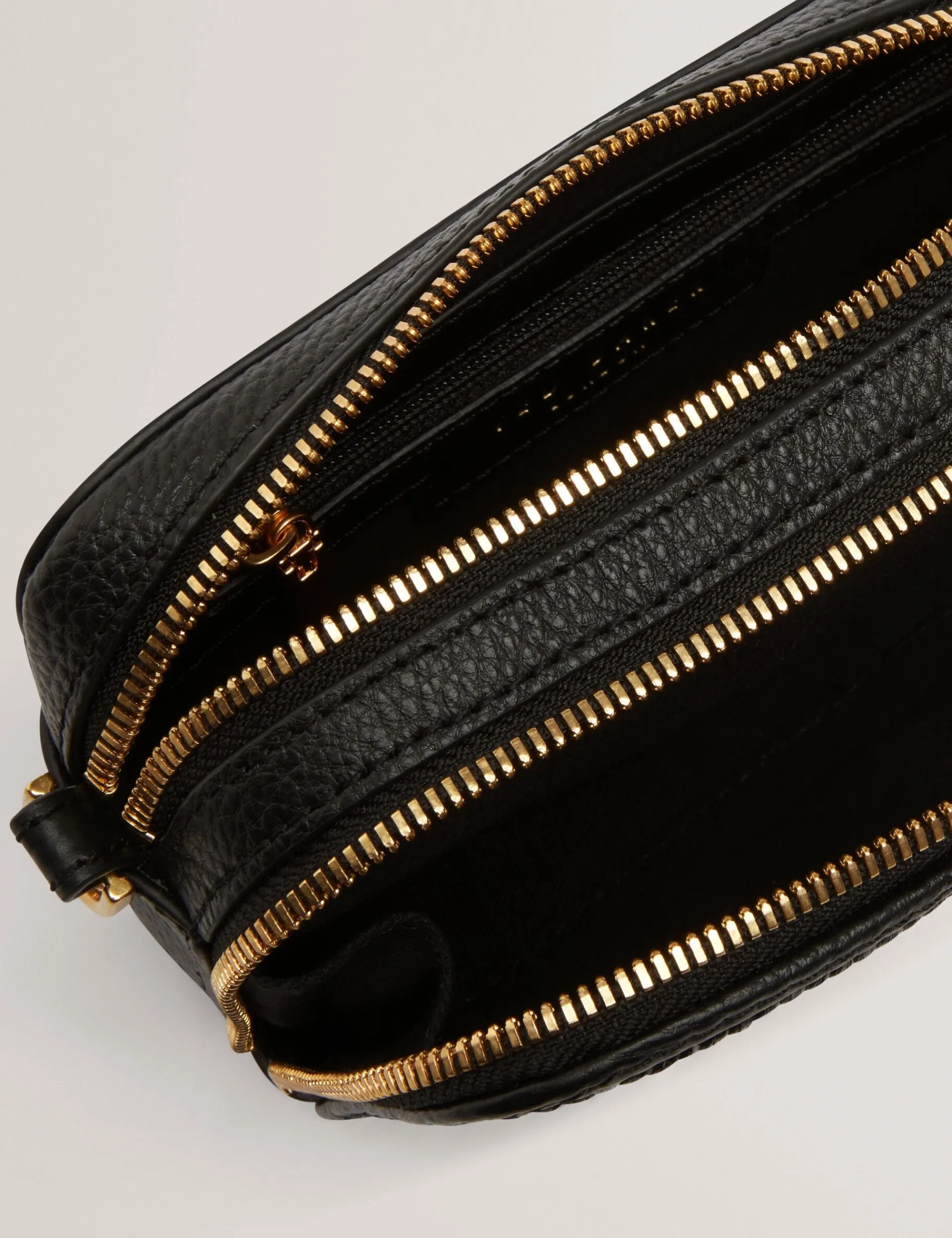 New Lobster Limited Umhängetaschen|Icon & Signature Taschen<Umhängetasche aus Leder mit Bastdetails für Kamera