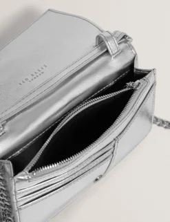 Damen New Lobster Limited Umhängetaschen|Die Hochzeitsredaktion<Umhängetasche aus metallisch glänzendem Kunstleder