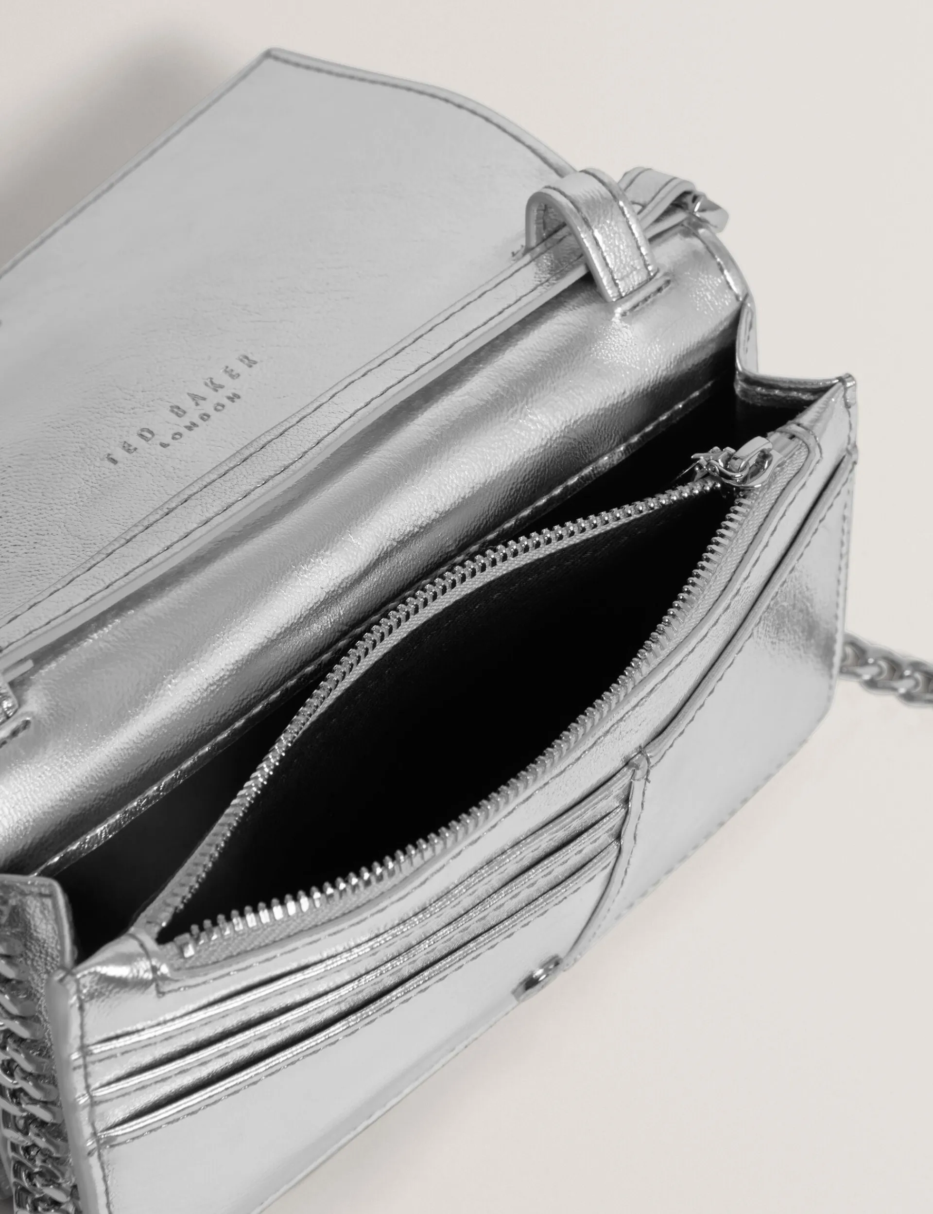 Damen New Lobster Limited Umhängetaschen|Die Hochzeitsredaktion<Umhängetasche aus metallisch glänzendem Kunstleder