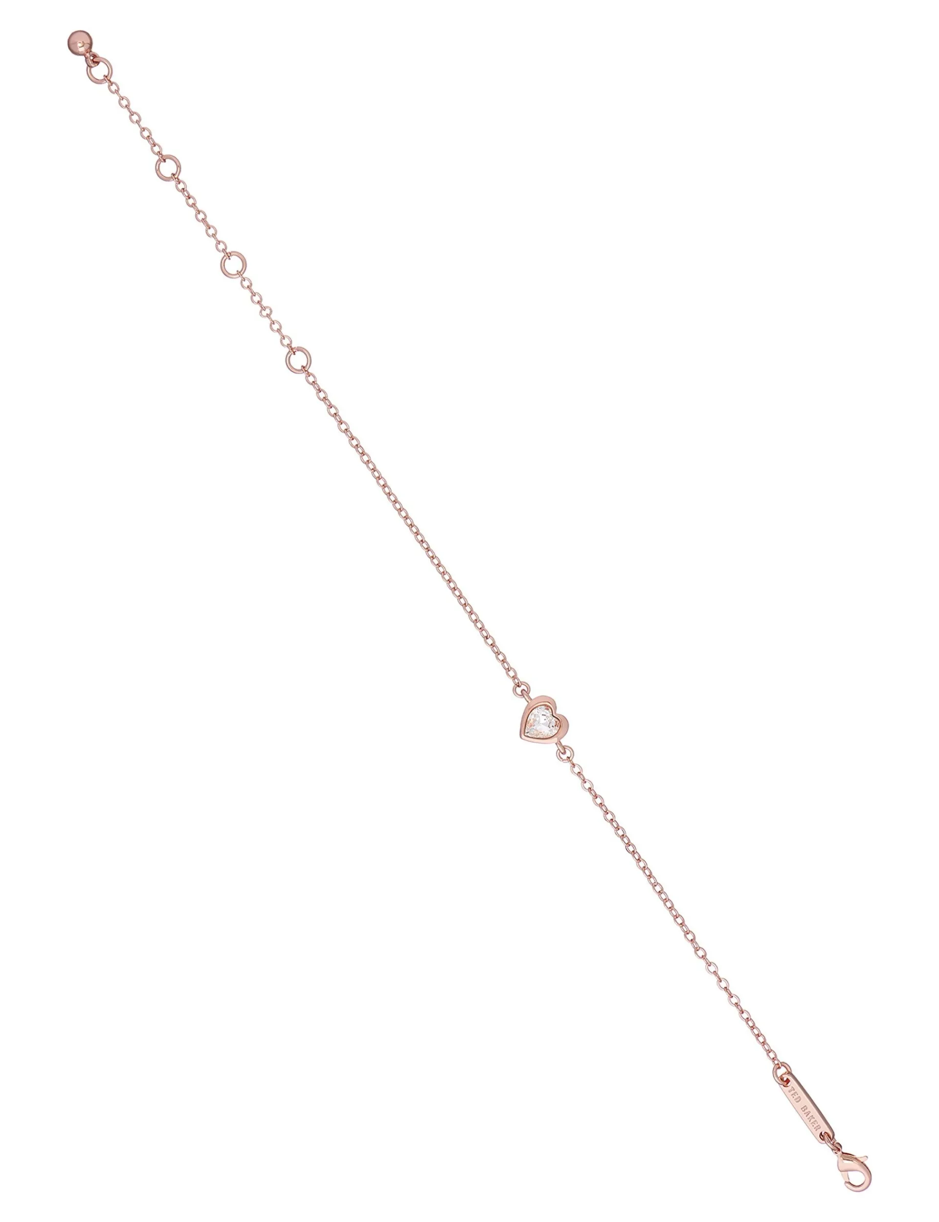 Damen Licensee Simon Harrison Damenschmuck|Sämtliches Zubehör<Verstellbares Armband mit Kristallherz