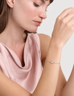 Damen Licensee Simon Harrison Damenschmuck|Sämtliches Zubehör<Verstellbares Armband mit Kristallherz