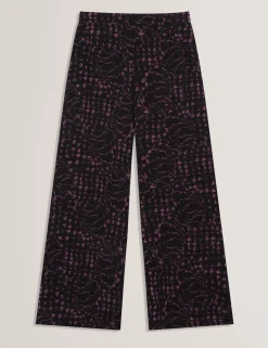 New Lobster Limited Hosen & Shorts|Neue Frühlingsblumen<Weite Hose mit Blumen-Karomuster