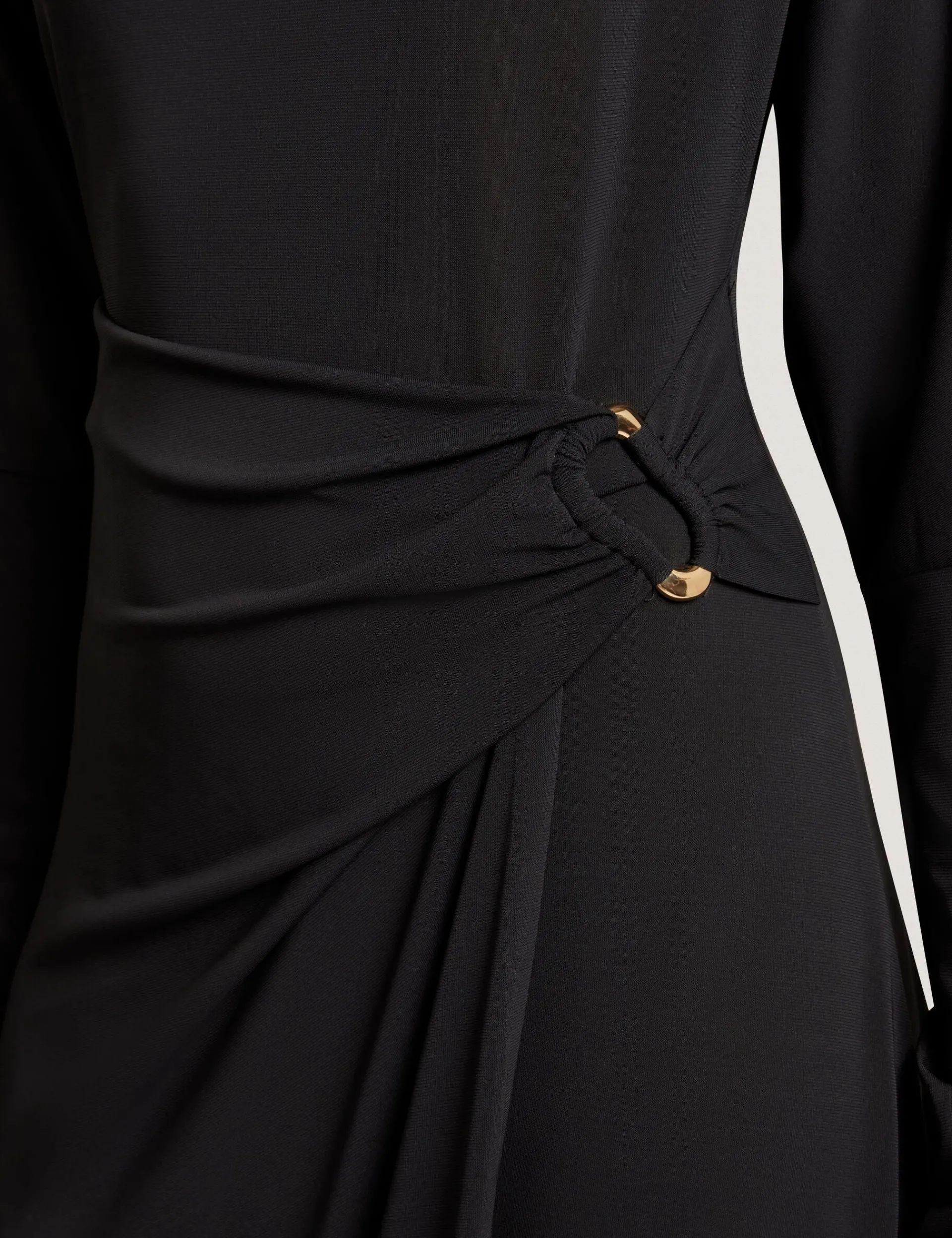 New Lobster Limited Festliche Kleidung|Kleider<Wickelkleid aus Jersey mit langen Ärmeln, Midi-Länge