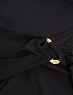 New Lobster Limited Festliche Kleidung|Kleider<Wickelkleid aus Jersey mit langen Ärmeln, Midi-Länge