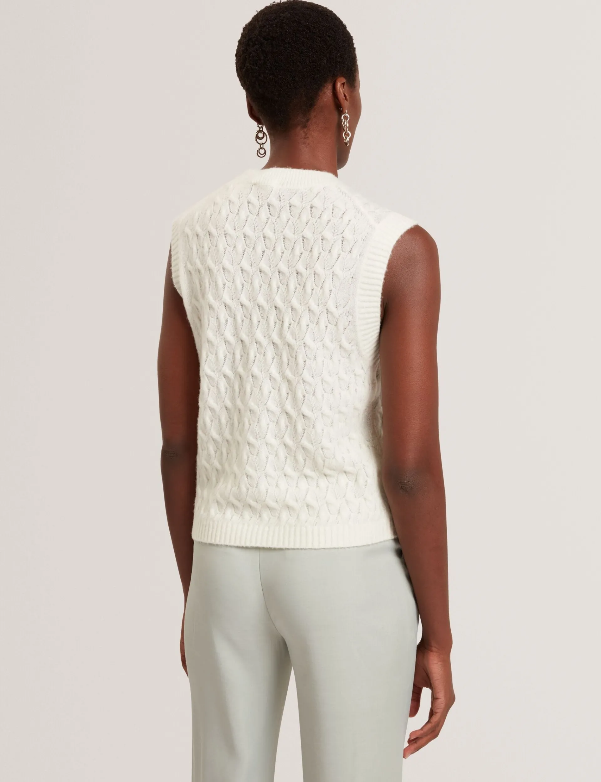 New Lobster Limited Oberteile & Blusen|Pullover & Strickjacken<Wollreiche Zopfstrickweste