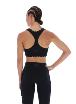 Licensee Batra Group Sportbekleidung<Yoga-BH mit Wellenkante und Racerback-Ausschnitt