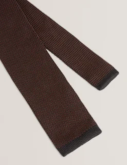 New Lobster Limited Breezy Blues Bearbeiten|Arbeitskleidung<Zweifarbige, strukturierte Strickkrawatte
