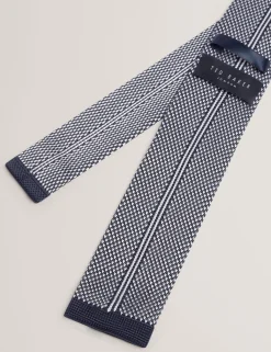 New Lobster Limited Breezy Blues Bearbeiten|Arbeitskleidung<Zweifarbige, strukturierte Strickkrawatte