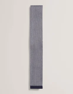 New Lobster Limited Breezy Blues Bearbeiten|Arbeitskleidung<Zweifarbige, strukturierte Strickkrawatte